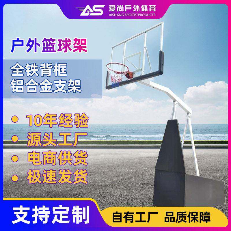 篮球架户外移动可升降蓝球框室内青少年成人球架可调