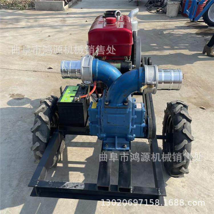 3寸4寸化粪池污水机养殖场鸡粪鸭粪抽水机化粪池抽粪泵图片