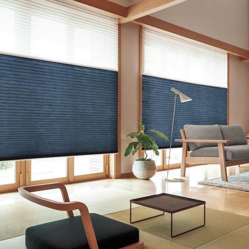 FCL002室无线 线日夜蜂卧风巢帘窗帘 免打孔厕书所防水遮光帘房琴