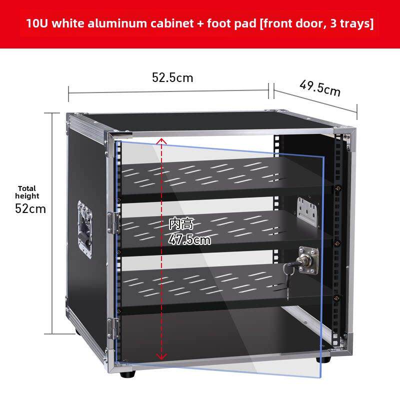 4U/6U/8U/10U功放机柜家用音响设备简易机箱航空箱音响机柜家用机