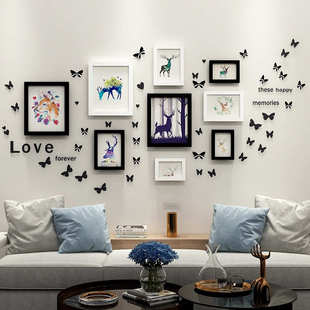 相框挂墙 10寸创意欧式 023照片墙相框墙组合客厅相框相架