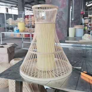 灯笼茶楼厂家日式农家乐春节灯笼吊灯竹丝餐厅竹编中式批发复古