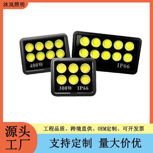 投光灯户外工程防雨大功率球场灯IP66高杆泛光灯高亮300W800W