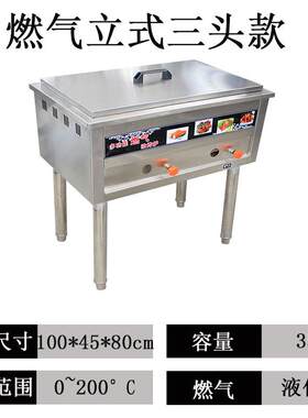 商用电炸3炉单双油炸锅电炸炸鸡炸薯条年质保792电锅加热缸节能