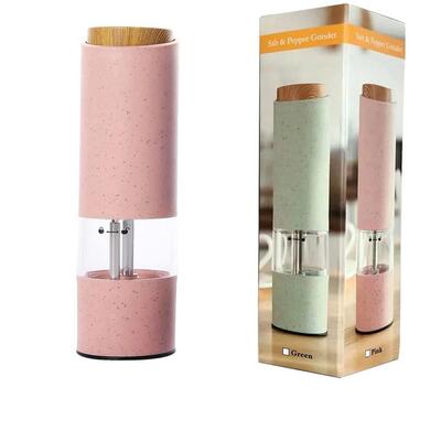 Electric Salt And Pepper Grinder Set Of 2, Battery Powered,