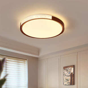 中古风卧室灯护眼吸顶灯创意复古书房间灯具新款 餐厅主卧中山灯具