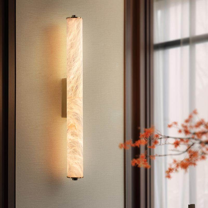 后现代卧室床头壁灯客厅天然云石书房楼梯创意个性酒店门庭装饰灯