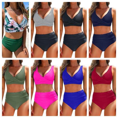 Tight backless split swimsuit bikini for women