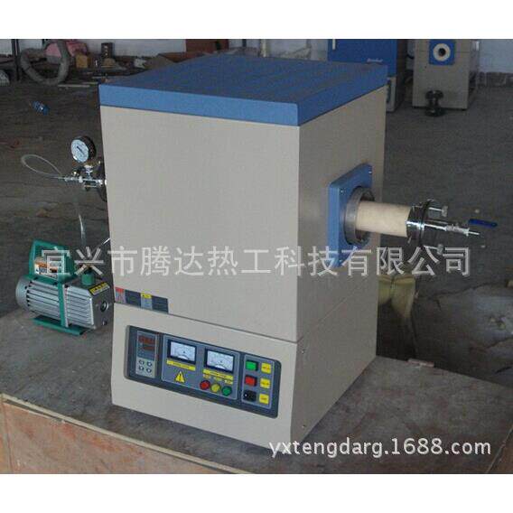 腾达热工厂家直供KGQL-5-12真空管式气氛炉回转炉管式价格优惠