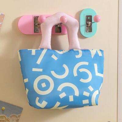 New Cartoon Insulated Lunch Bag, Aluminum Foil Portable Bent