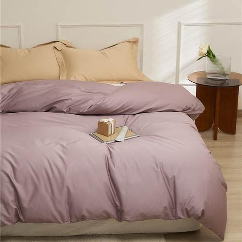 100S长绒棉被套单件纯棉全棉被罩1.5ellm床学生舍宿双单人床用上