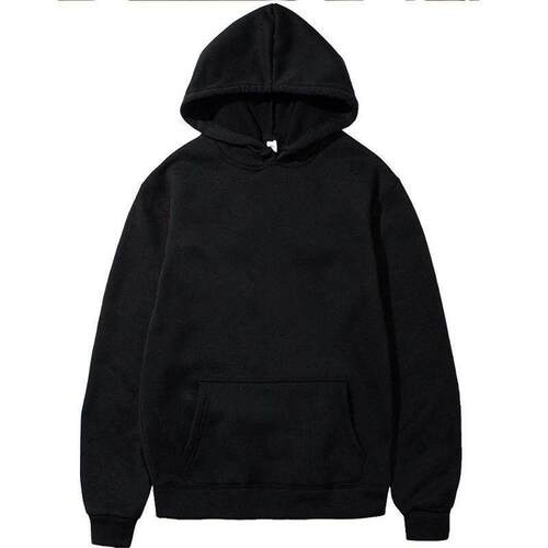 Men's Hoodies Pullover Classic Black Hoodie for Men