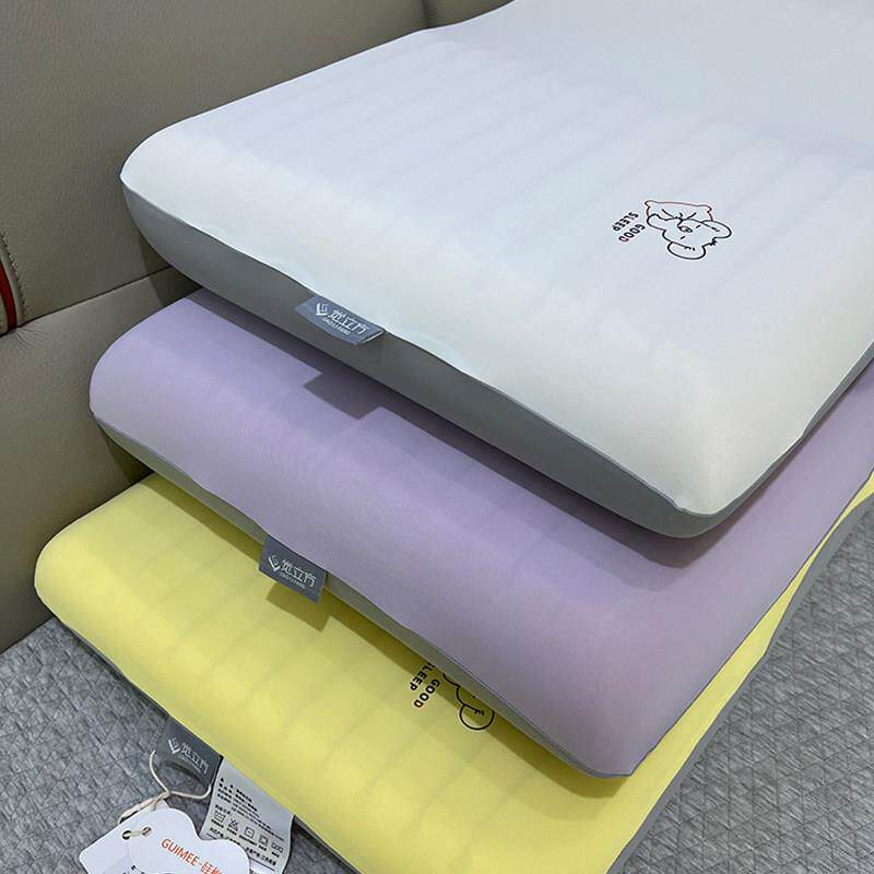 2024奶嘴材质食品级矽胶枕 助睡眠护颈椎枕芯A类尼龙丝滑单人枕头