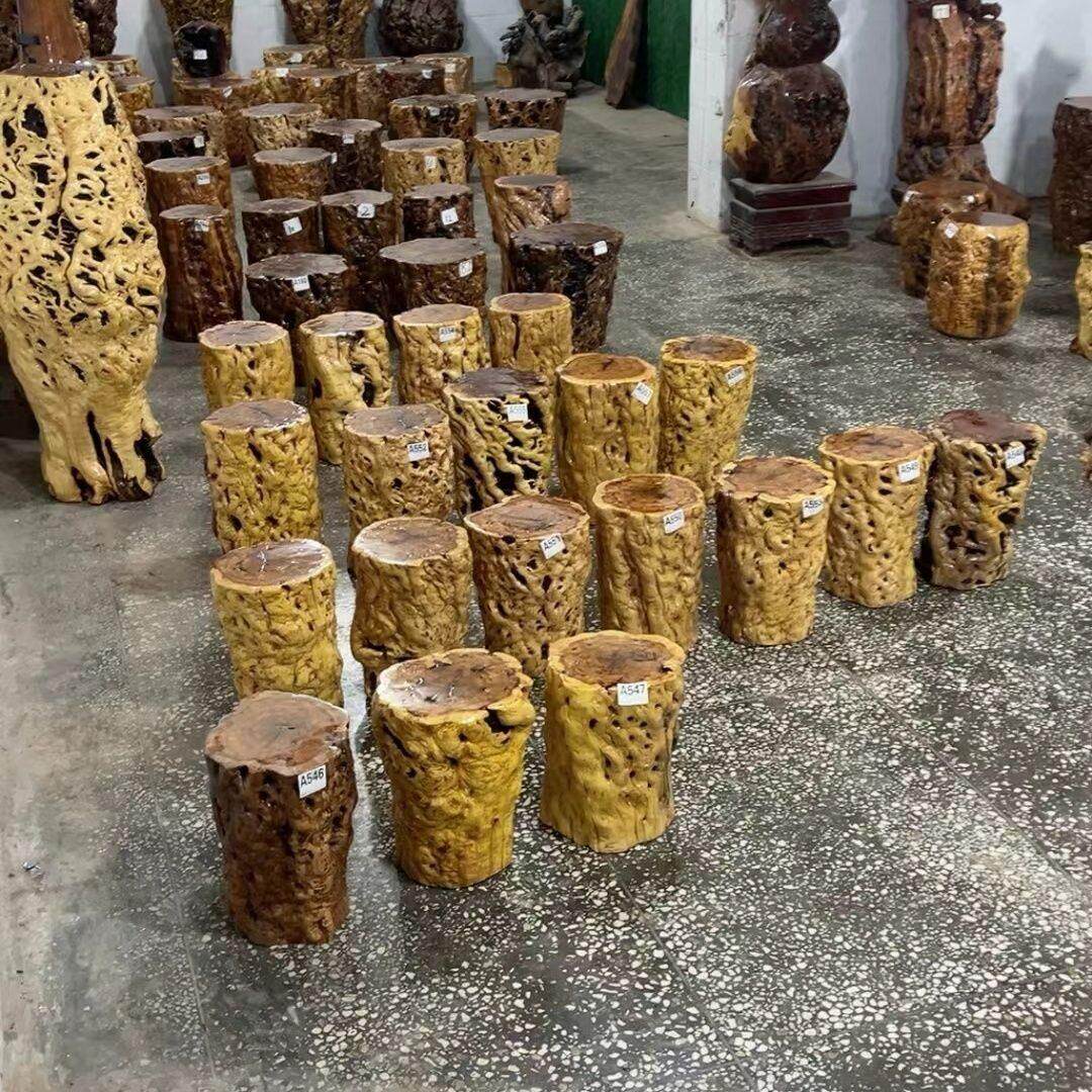 枣木墩子凳子奇石木墩实木原木底座茶台凳花架茶几桩鱼缸圆木根雕