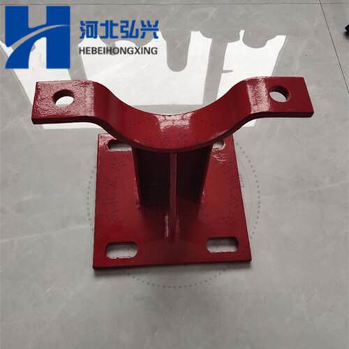 超高压混凝土输送管托 DN125泵管固定U型地面托架