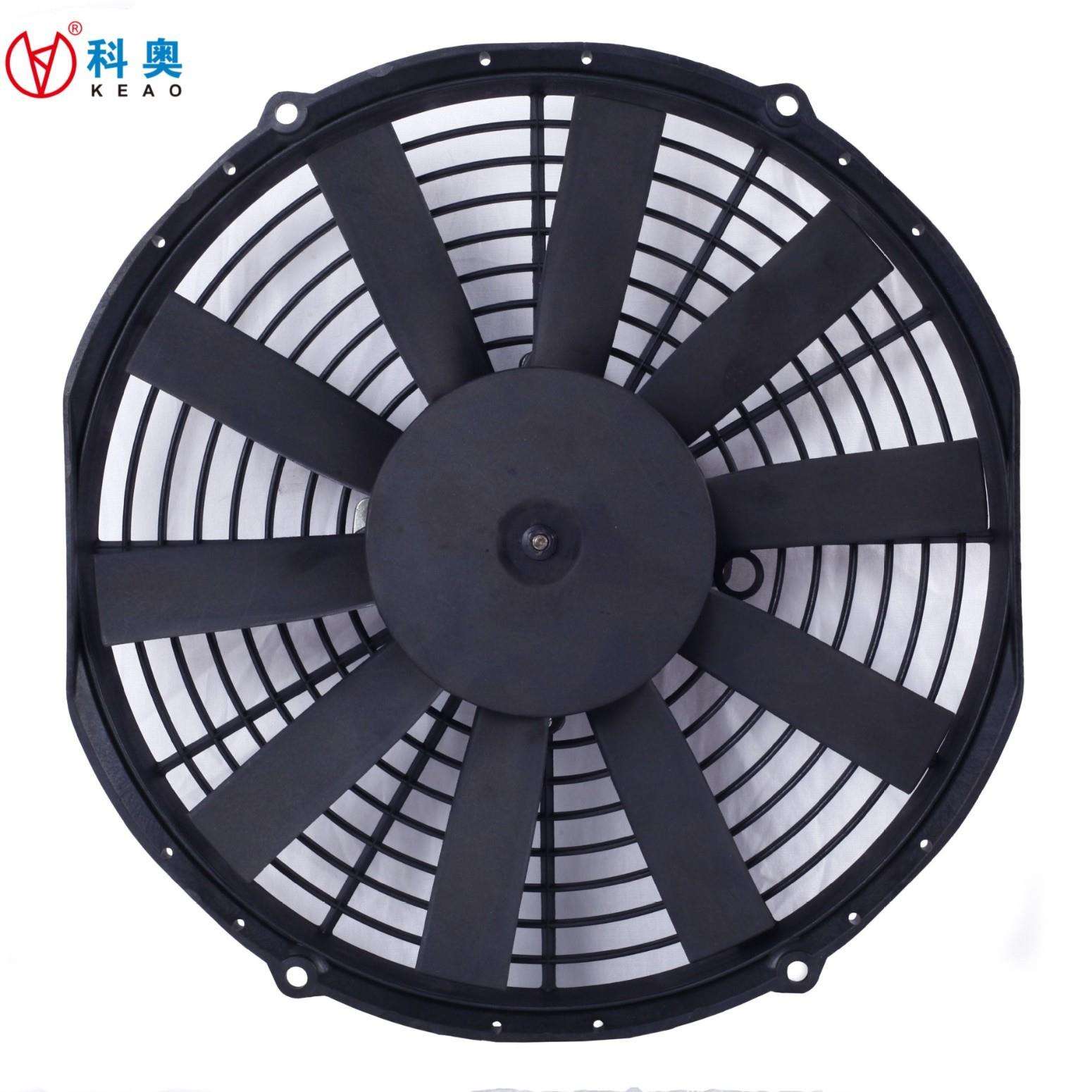 生产冷藏车直流马达风扇电子扇轴流风扇厂家替换SPAL薄11寸12V24V