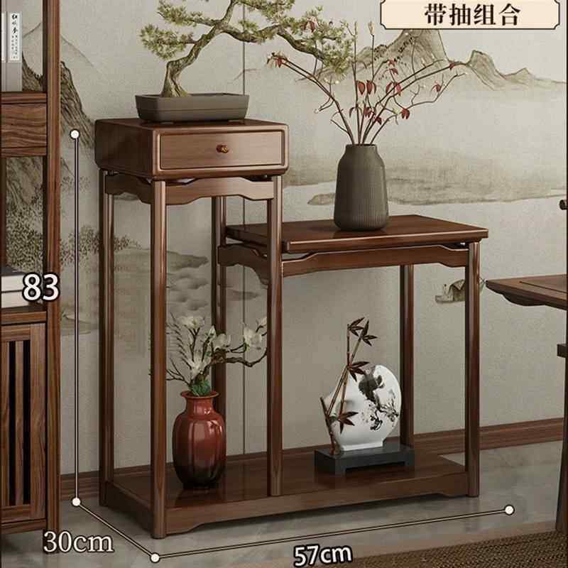 家用客厅绿中阳式花台见详情多肉萝花盆架子花架置物架台实木