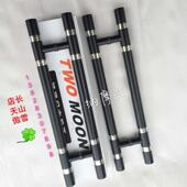 加厚玻璃门有框门拉手双亮环推拉门拉手烤漆防盗门不锈钢哑黑把
