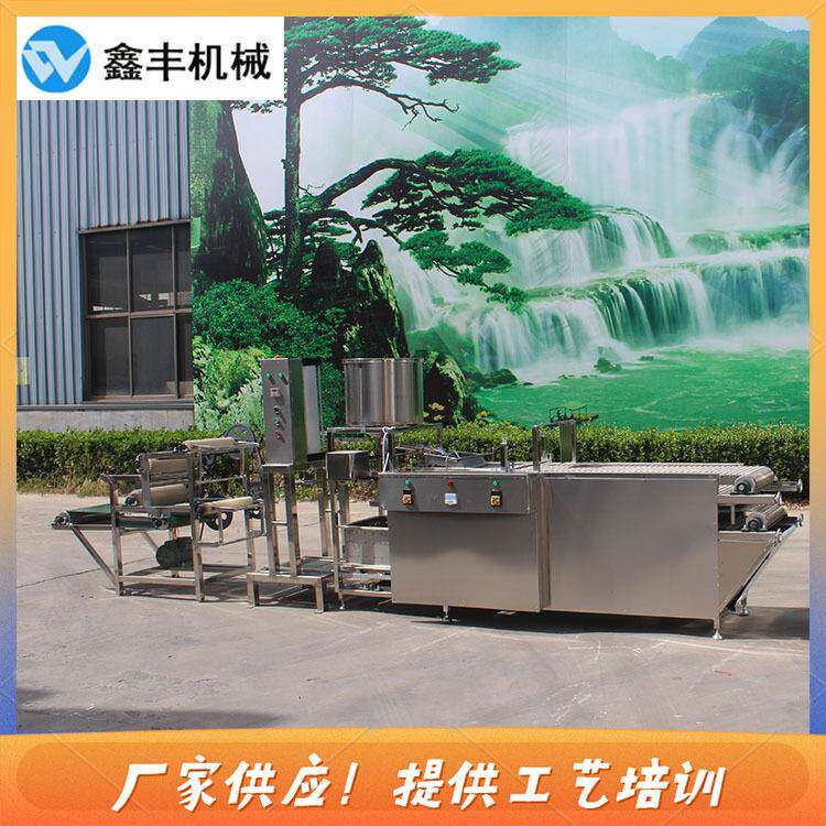 豆腐皮机器厂家 商用豆腐皮机整套实拍 商用豆腐皮生产线