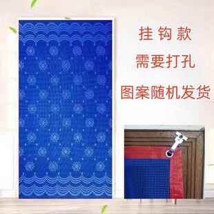 夏季一体防蚊门帘纱门帘家用卧室加密门帘农村大门发泡网门帘