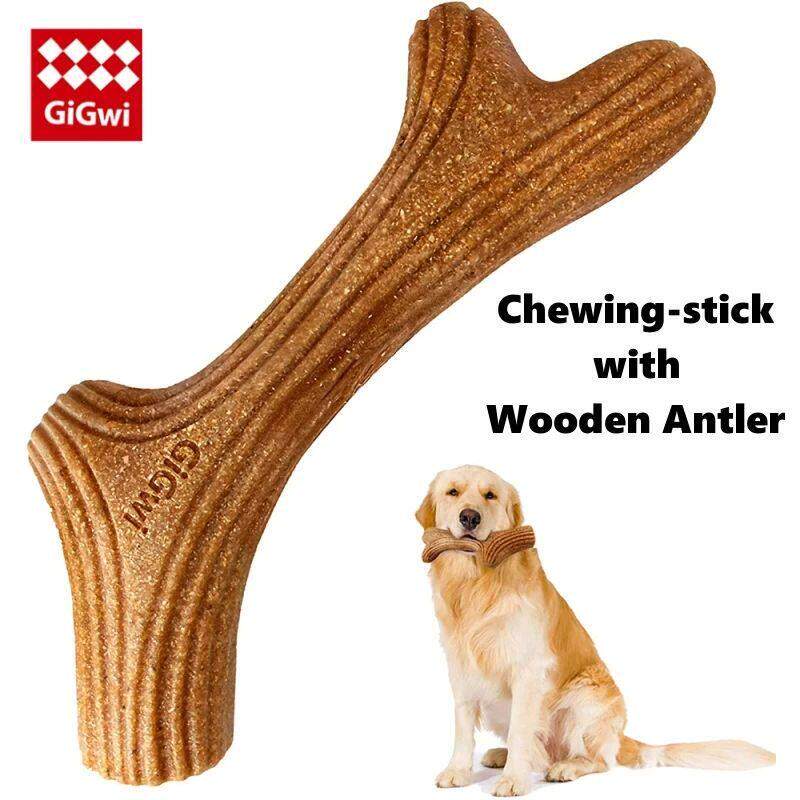 Real Wooden Deer Antlers Dog Chew Toys for Aggressive Chewer - 实物图