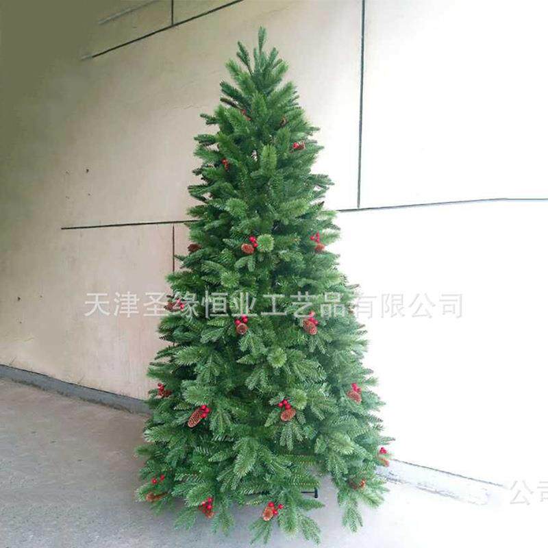 节日庆祝用品仿真圣诞树 五叉混合圣诞树 装饰用品圣诞树裸树