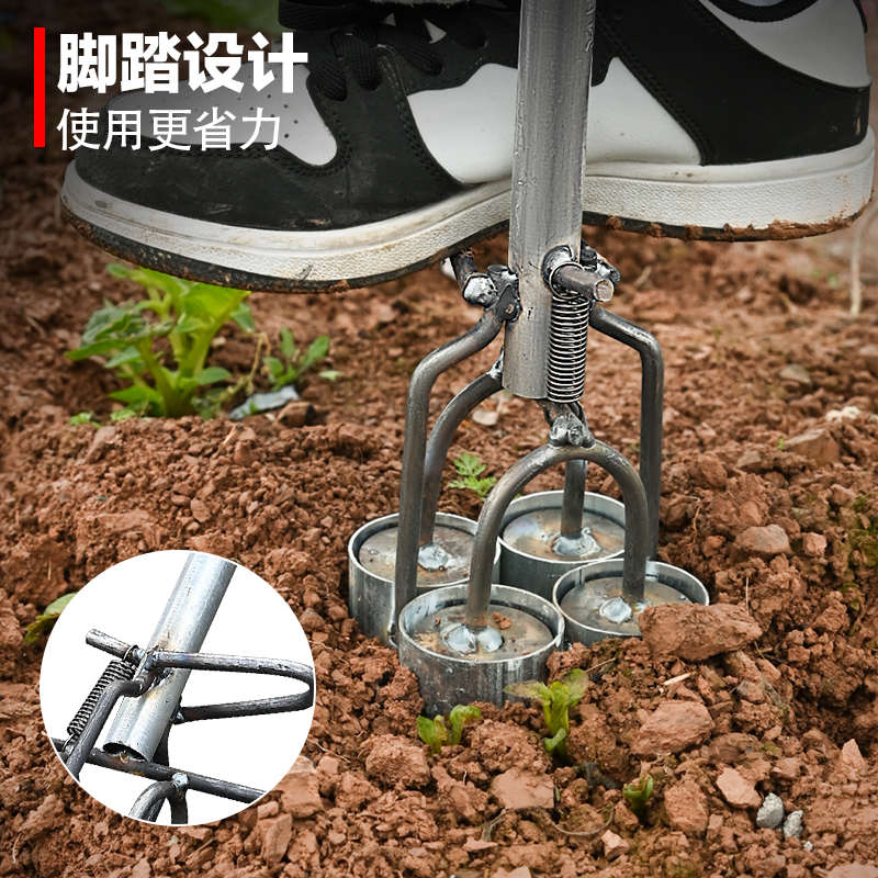 新款种植玉米神器多功能包谷播种机打营养坨育苗肥球农业专用工具