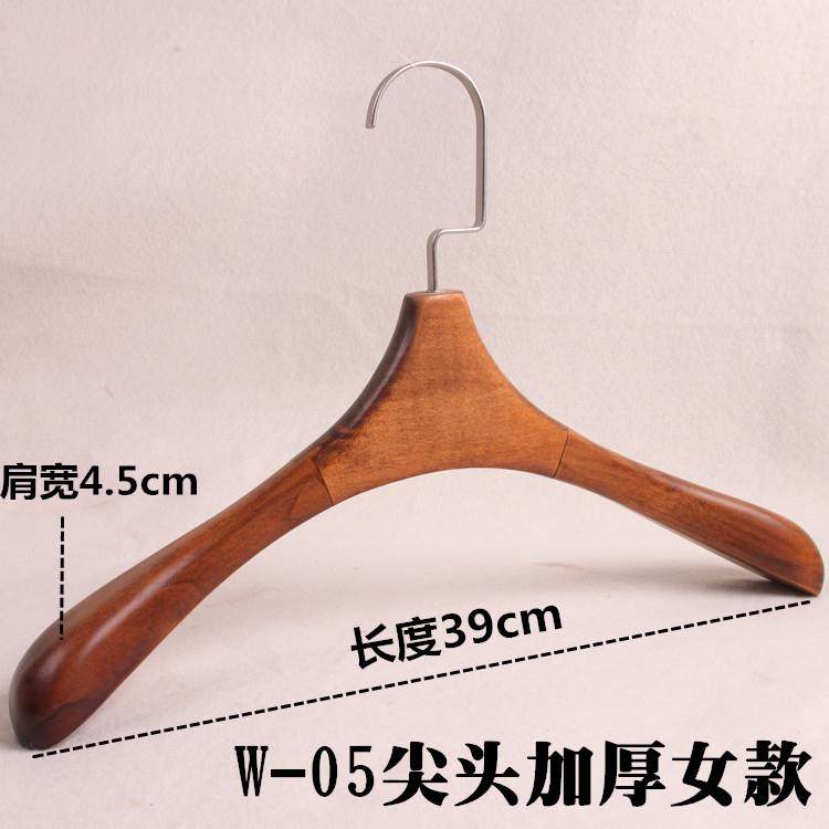 正品实木衣无痕定制男款服女装店头衣挂酒店架复古男女西木装衣撑