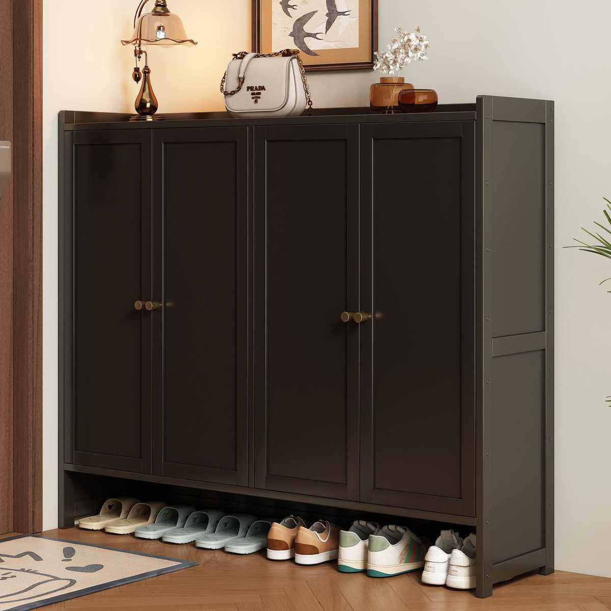 入户鞋架子多层家用门口鞋柜收纳室内好看大容量鞋子储物柜子,收纳整理,鞋子收纳架,淘宝优惠券,粉丝福利购,淘宝优惠卷