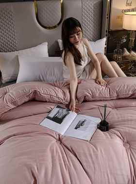 四a全棉大被豆纤维子冬被加厚保暖棉被芯双人学生ASN37498单宿舍