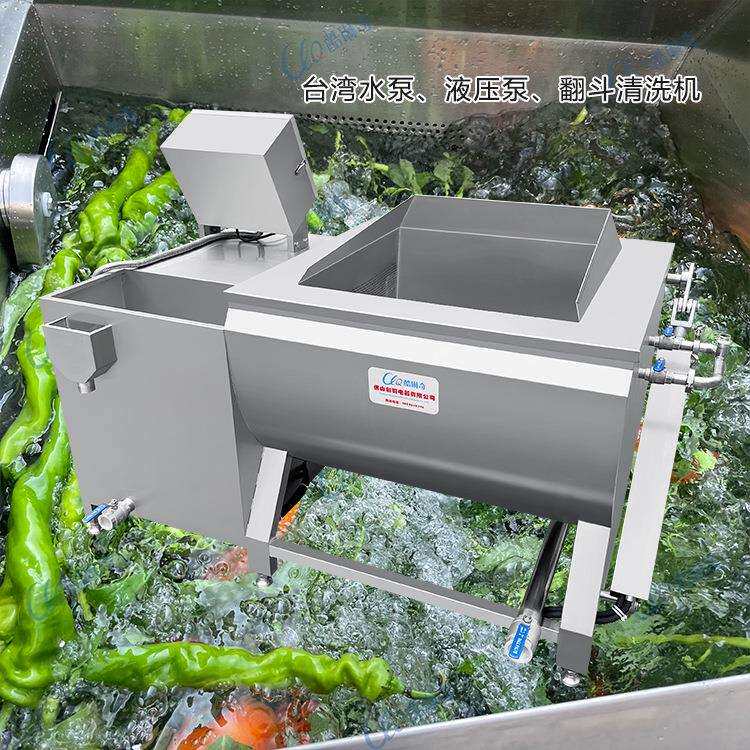 全自动解冻涡流清洗机排骨清洗机 椰子肉海产品生蚝翻斗清洗机