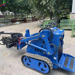 履带式家用装载机小型农用果园小铲车工地搬运滑移机装载机