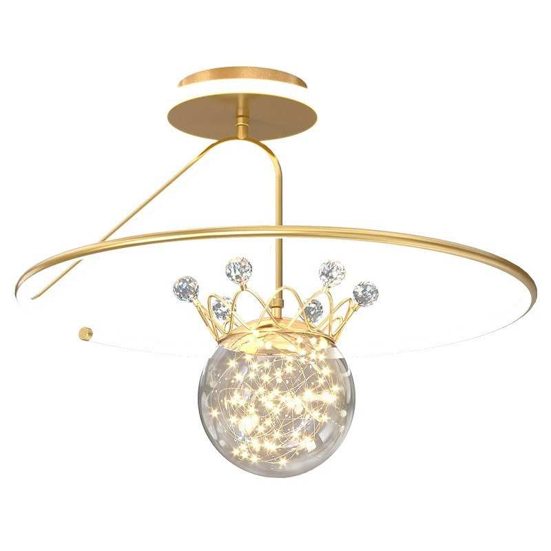 极简卧室灯简约现代家用房间灯具北欧轻奢卧室吸顶灯中山古镇灯饰