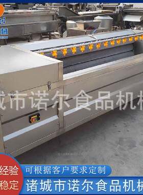 供应胡萝卜去皮清洗机设备 全自动毛辊清洗机 海蛎子去泥清洗机
