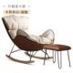 摇00躺椅阳台成人客卧室摇逍家用厅单人休闲懒人沙发遥龙虾蜗牛
