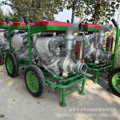 寸4寸框架自吸泵市政防汛排涝抽水机大油箱四寸手推抽水泵