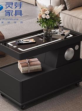 可功移动茶几户型简35531边柜轻奢客厅意式小极简约沙发边几推车