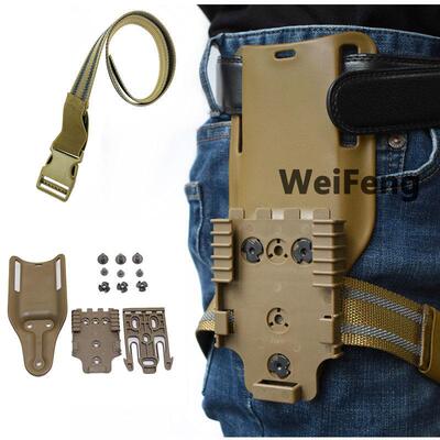 Tactical Drop Leg Band Strap QLS 19 22 Gun Holster Adapter f