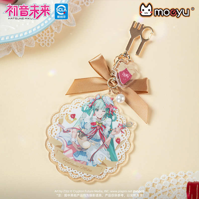moeyu初音未来甜美交织系列徽章亚克力立牌挂件摇摇乐摆件周边