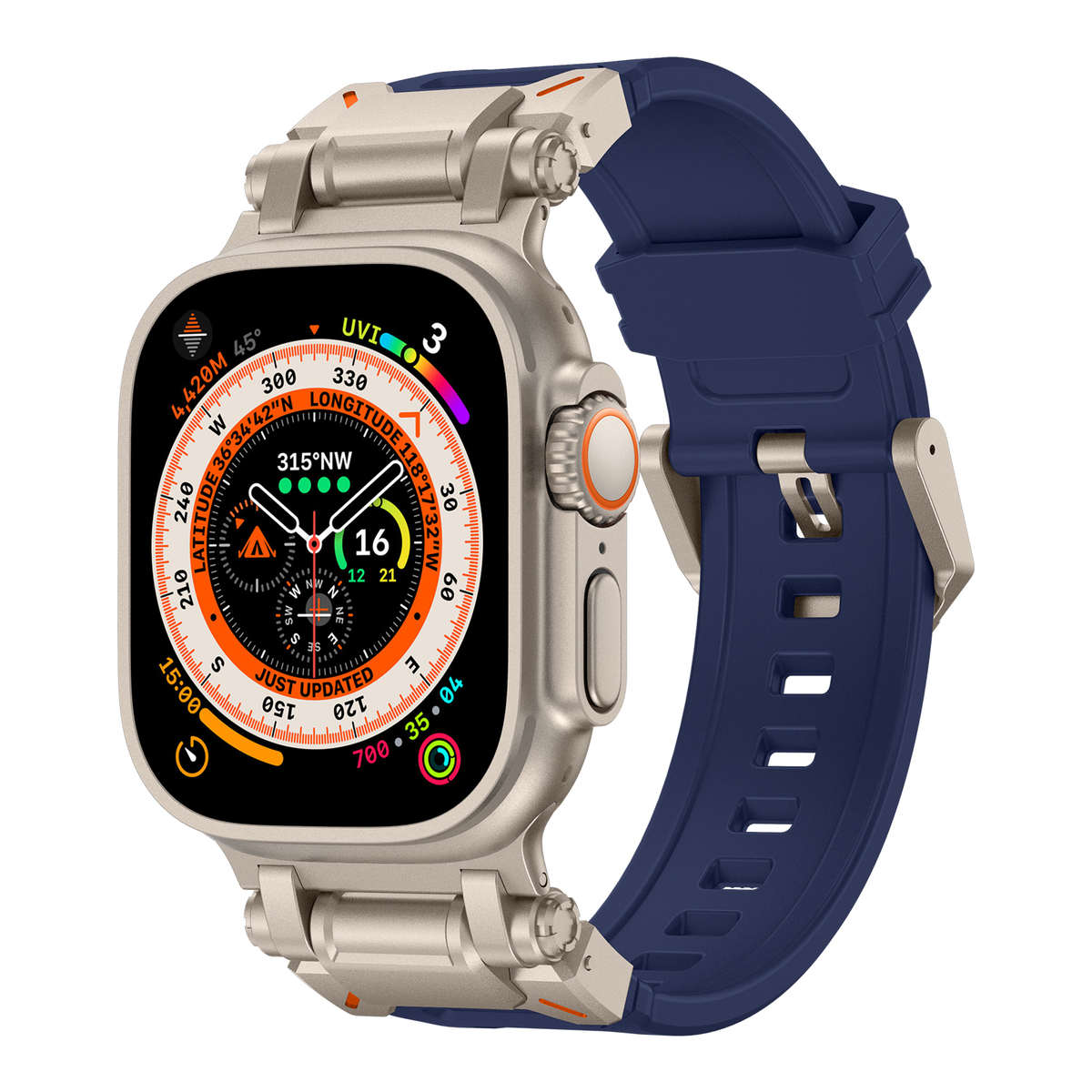 适用AppleWatchUltra2表带AppleWatch9苹果iWatchS8手表带iWatch1