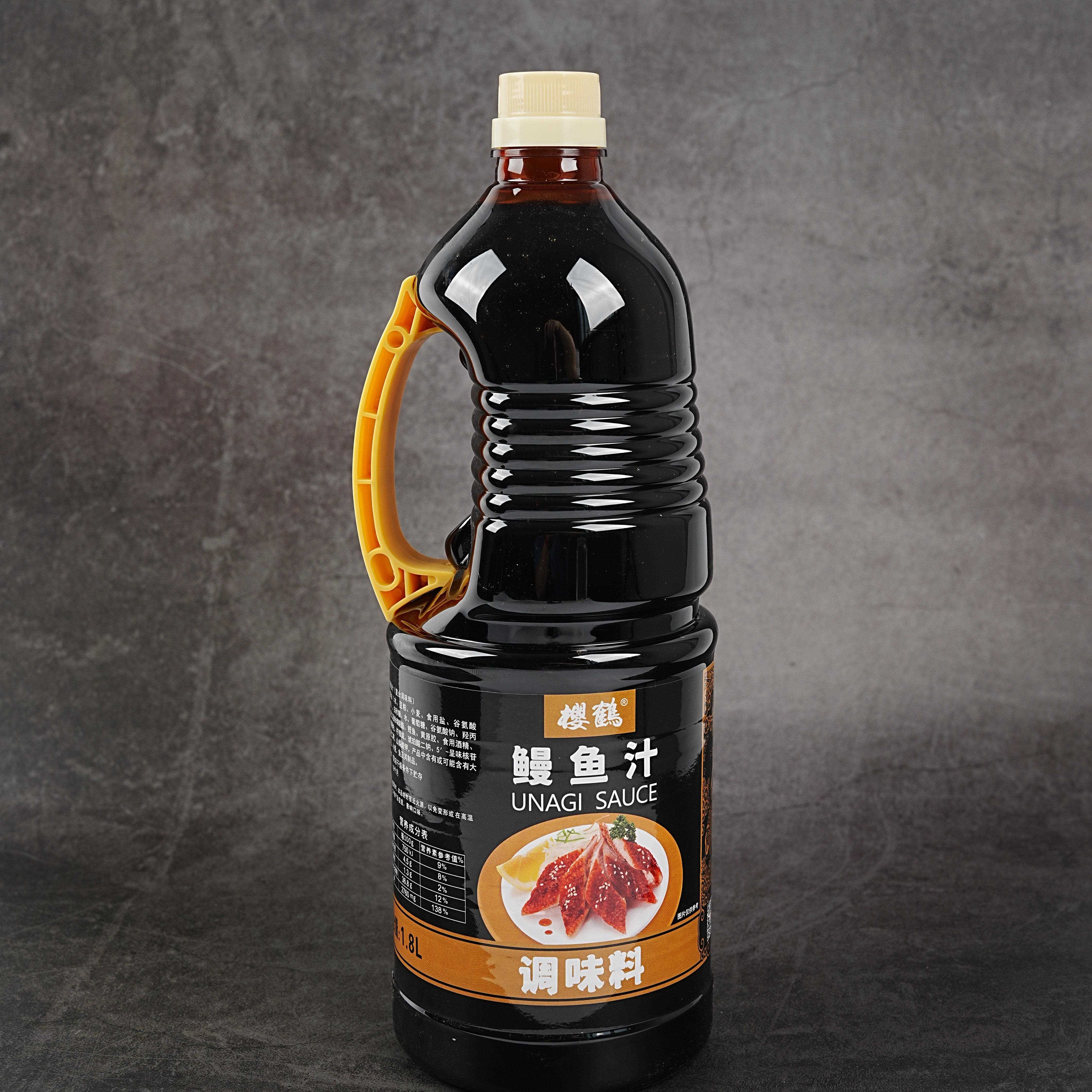 鳗鱼汁樱鹤鳗鱼汁商用1.8L日式蒲烧汁烧鳗饭拌饭寿司盖饭烤鳗