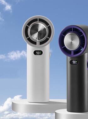 新款手持高速制冷风扇便携户外运动风扇USB迷你桌面涡轮冰敷风扇