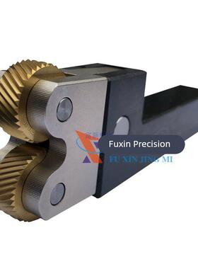 台湾AOMIN 双轮滚花网纹刀 滚筒滚花 吹塑机滚筒 非标滚花刀