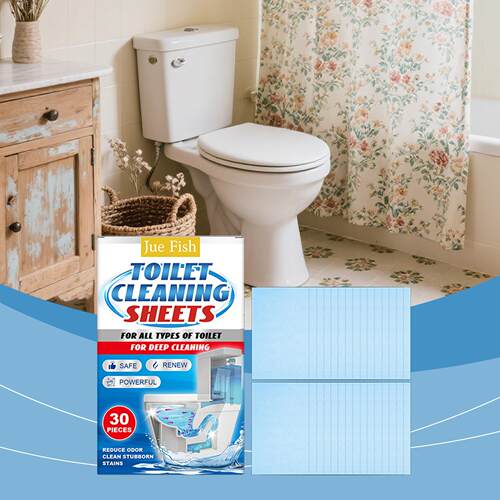 JUE FISH Toilet Cleaning Tablets - Gentle Stain and Scale Re