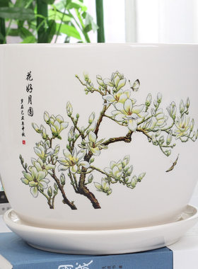 陶瓷花盆托盘特价个性创意花瓶