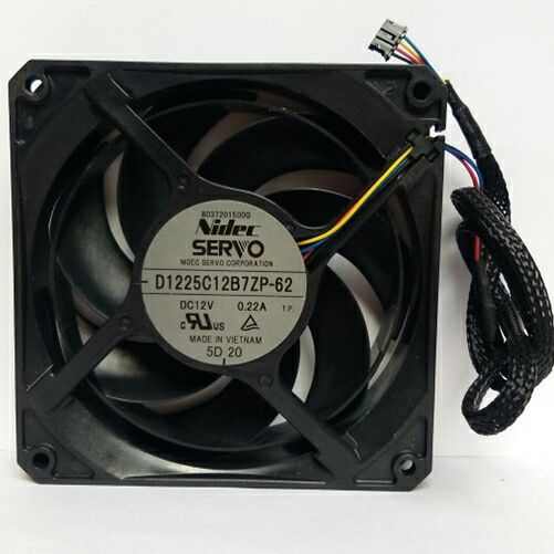 全新Nidec D1225C12B7ZP-62 12025 12厘米 12V 0.22A散热风扇