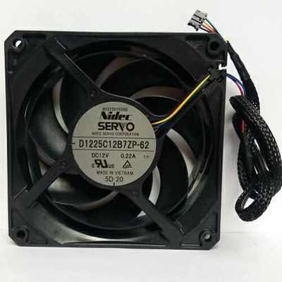 全新原装Nidec D1225C12B7ZP-62 12025 12厘米 12V 0.22A散热风扇
