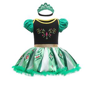 Baby Romper TUTU Dress With Headband Elsa Anna Mermaid Snoww