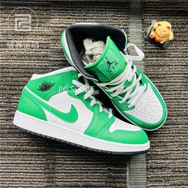 NIKE耐克AIR JORDAN 1 MID (GS)女子AJ1休闲运动板鞋DQ8423-301