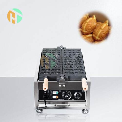 商用电热双排20条迷你鲷鱼烧机华夫饼小吃迷你可爱鲷鱼烧热卖设备